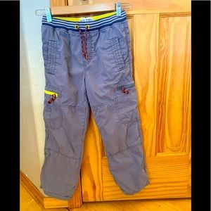 Boys Mini Biden fleece lined cargo pants